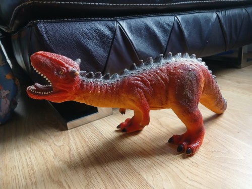 Large soft rubber - soft, carnotaurus