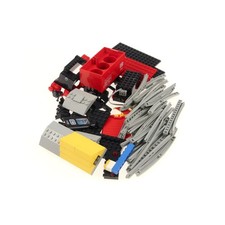 1X Lego Parts Set Steam Freight Train Railway 7722 Black Red Incomplete