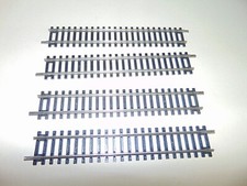 4 x Hornby R600 Nickel Silver Straight Track - 6 5/8 inches 168mm 