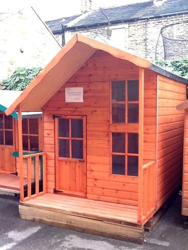 Children wooden playhouse - wooden,