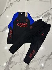 PSG BLACK/BLUE/ORANGE Tracksuit - Size Small FAST DISPATCH🚚