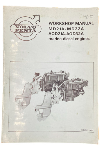 1973 volvo penta service - penta,