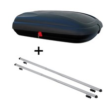 Roof Box BA320L Carbon Look +