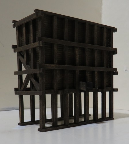 Coal bunker built wood - bunker., built.