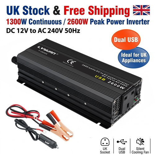 1300w 2600w car power inverter - 2600w,
