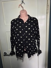 Primark Black Heart Print
