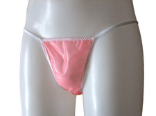 Latex Rubber Panties Briefs Mini Sissy Pink Underwear Roleplay Knickers Tanga