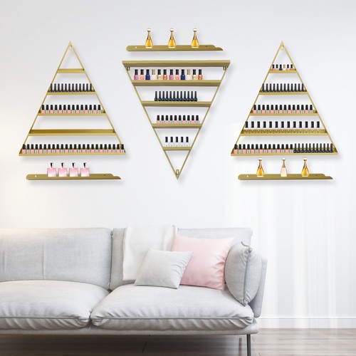Tier wall mounted salon nail - wall-mounted,