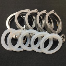 Sanitary Pipe Tri Clamp Durable Fitting Stainless Steel Casting Home Brewing