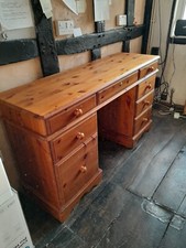 Sturdy solid wooden desk - solid,