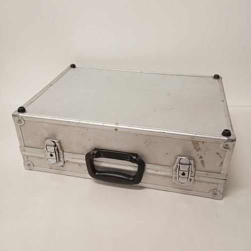 Aluminium flight case silver - aluminium,