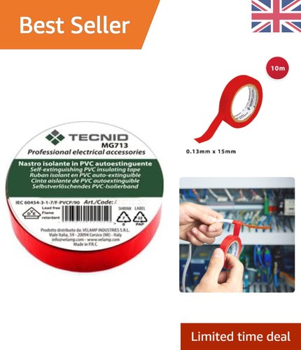 Red waterproof insulation tape - red,