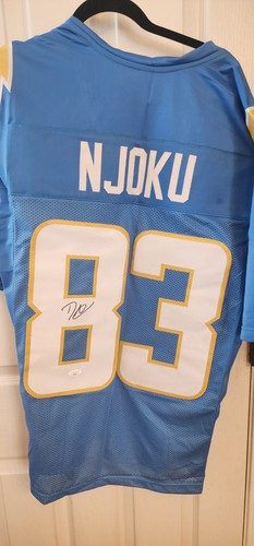 David njoku signed chargers - david,