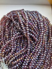 Faceted Rondelle Crystal Czech