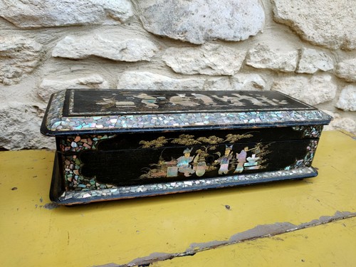 19th chinese lacquer - c,