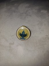 1989 INAUGURATION PRESIDENT & VICE PRESIDENT BUSH & QUAYLE ENAMEL PIN CIRCULAR
