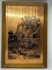 Antique UNIQUE Hand Carved Brass Decoration Stirling Castle Tchmaster original  