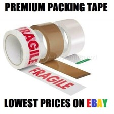 Clear brown parcel tape strong - clear,