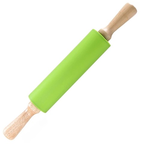 Silicone rolling pin with - silicone,
