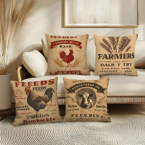 Farm country pastoral - x4,