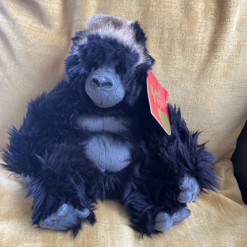 Silver back gorilla plush - back,