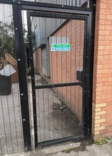 (4 AVAILABLE) 2.4m High x 1.2m Wide 358 Prison Mesh Pedestrian Security Gate Kit