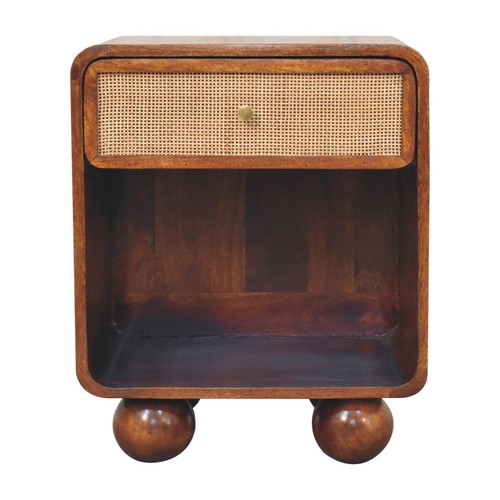 Handcrafted solid wood bedside - solid,