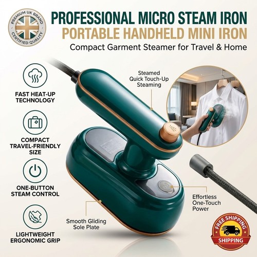 Professional micro steam iron - professional,