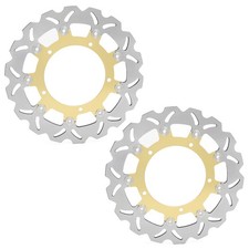 Pair Front Brake Discs For