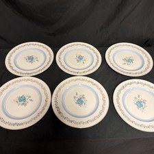 Alfred Meakin Blue Roses 6 x