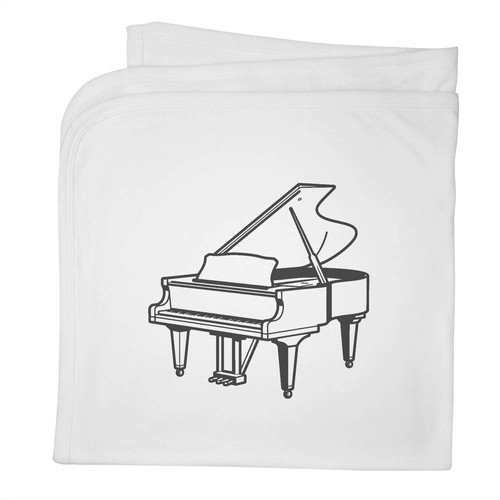 Grand piano baby blanket - piano',