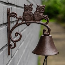 Cast Iron Wall Mounted Owls