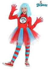 Girl's Thing 1 and Thing 2 Costume Dress