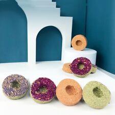 4X Pet Teeth Grinding Ball Natural Grass Toys for Guniea Pig Rabbit Pet Supplies