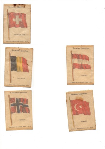 Kensitas national silk flags - silk,