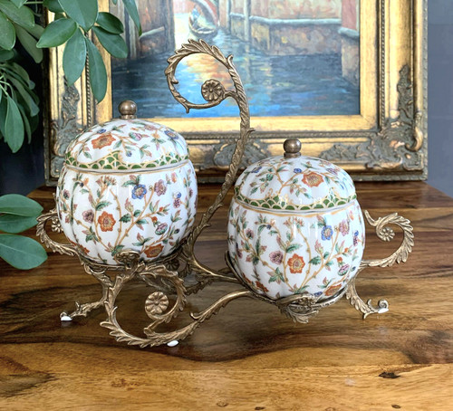 Tin porcelain bronze - bronze, trinket