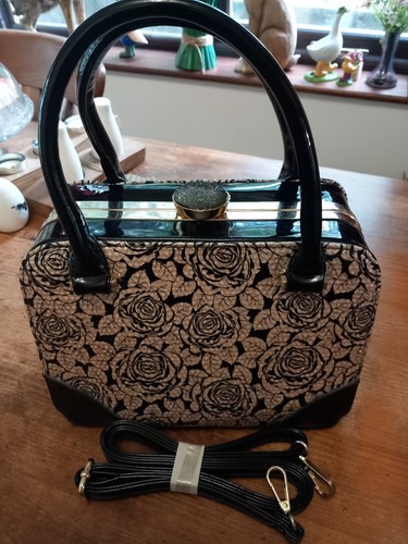 Piarossini hand bag exc cond - hand,