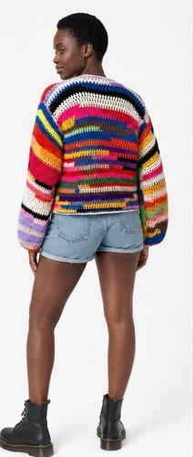 Crochet cardigan made - made, scrap