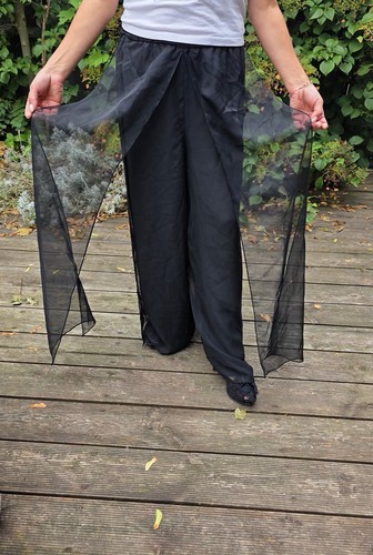 Gina bacconi black chiffon - bacconi,