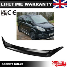 Genuine Bonnet Guard Stone Bug Deflector For Ford Transit Custom 2012-2018 Black