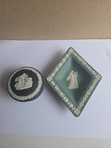 Wedgwood jasper ware - ware, teal