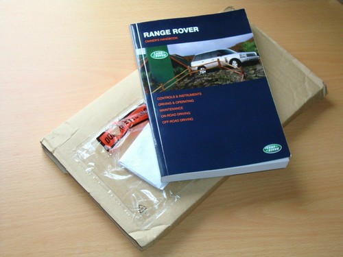 Range rover owners manual - rover,