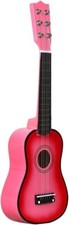 New GUITAR TOY PINK 21" WOODEN