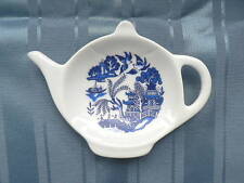 Blue Willow Porcelain teabag