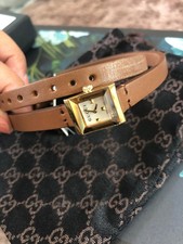 gucci watch new brown strap