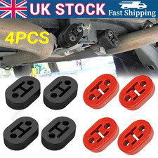 4PC Poly Polyurethane Exhaust Hanger Mounts 2 Hole Muffler Rubber Universal New