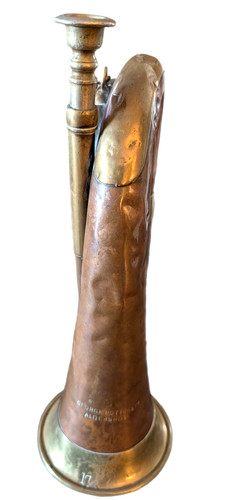 Wwi military bugle copper - military, &