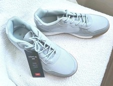 *COTTON TRADERS* LADIES MISTY BLUE TRAINERS. WELL-CUSHIONED & ROOMY. UK 8. BNWT