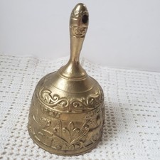 Vtg Italy Brass Engraved Hand