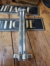 Pair of Chrome Art Deco Odeon Antique Vintage Old Door Handles Pulls 18 INCH